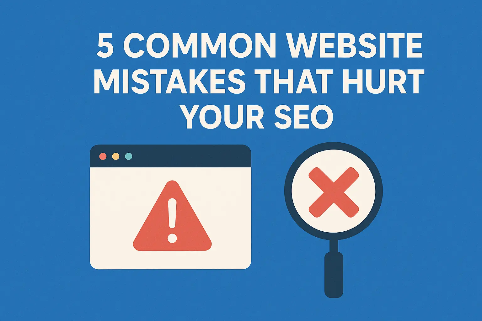 5 Common Website Mistakes That Hurt Your SEO (And How to Fix Them)